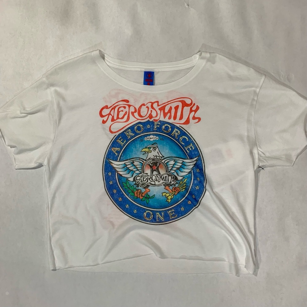 Vintage Aerosmith Cropped Concert Tee